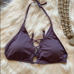 Shade & Shore Purple Bikini Top